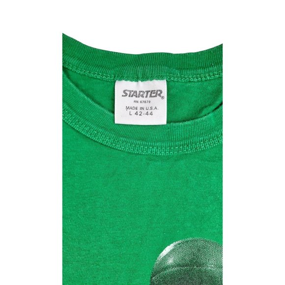 Vintage Larry Bird T-shirt Boston Celtics Green Starter 1989 Basketball Legend - Picture 7 of 14